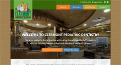 Desktop Screenshot of clermontpediatricdentistry.com