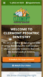 Mobile Screenshot of clermontpediatricdentistry.com